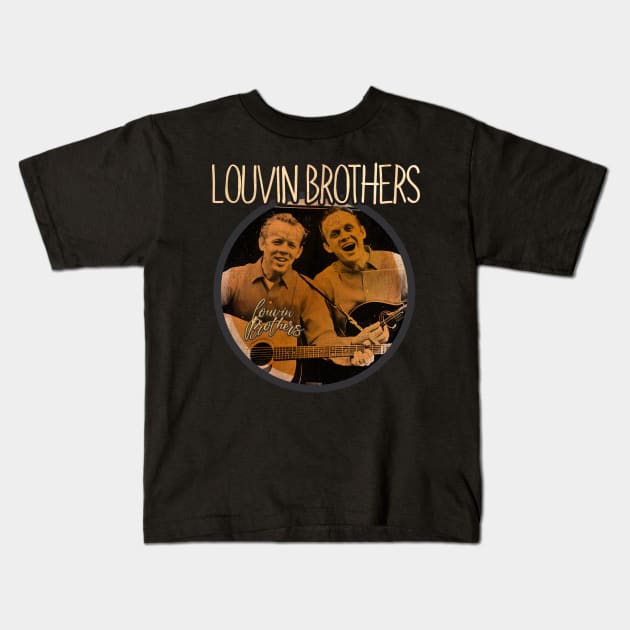 ArtDrawing Louvin brothers #17 - High quality Kids T-Shirt by katroxdesignshopart444